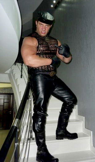 Asian Gay Leather Master 45